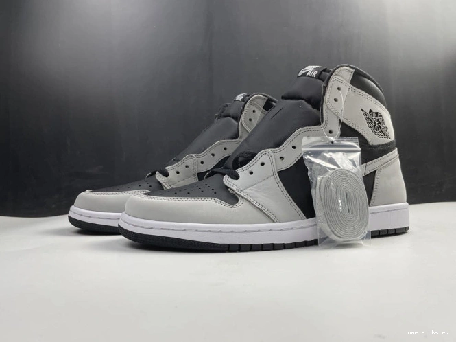 Chep Onekick Grey White Air Retro Smoke Jordan 1 Black 555088-035 Light High 0730